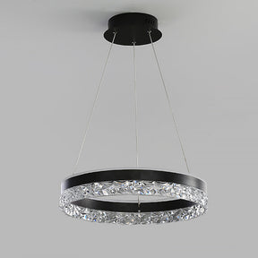 Light Luxury Circular Led Chandeliers -Homdiy