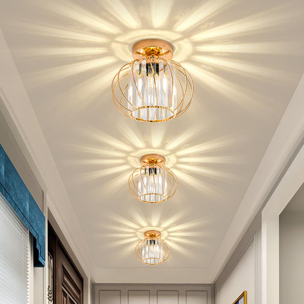 Nordic Luxury Glass Hallway Ceiling Lighting