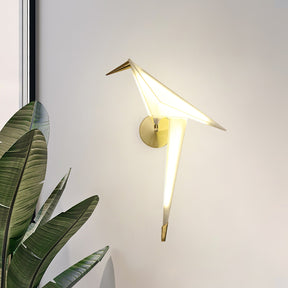 Origami Crane Bionic Wall Lamp