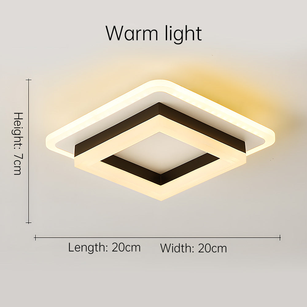 Vierkante hal LED plafondverlichting