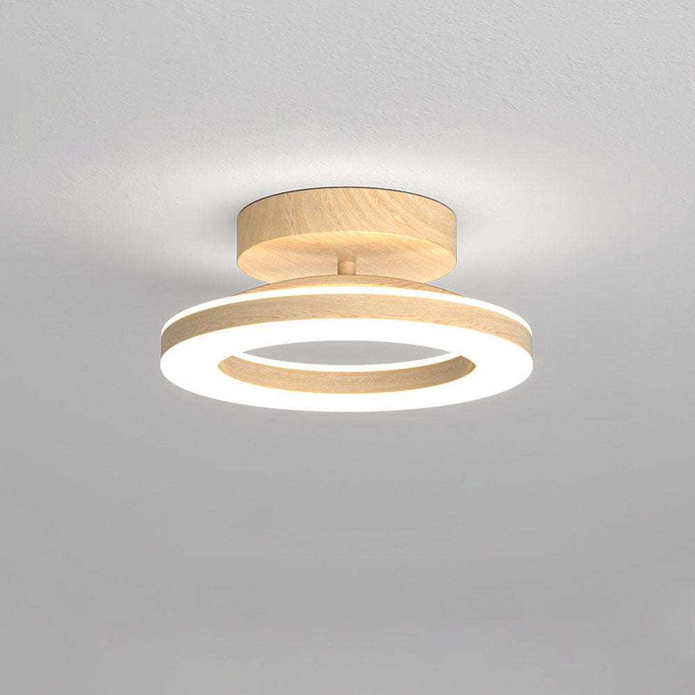 Ronde LED-plafondlamp van acryl voor halingang 