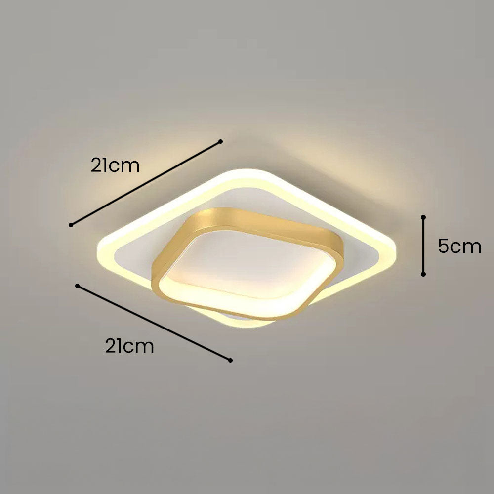 Modern Square LED Living Room Mini Ceiling Lights