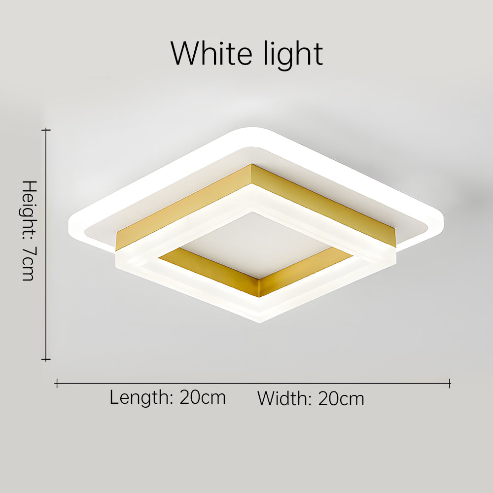 Vierkante hal LED plafondverlichting