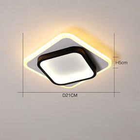 Modern Square LED Living Room Mini Ceiling Lights