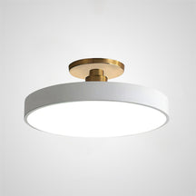 Modern Concise Circular LED Semi Flush Mount Ceiling Light