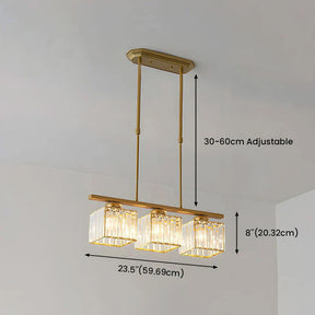Nordic Multi-Head Designer Long Glass Island Lamps