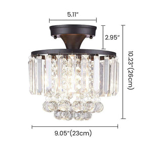 Crystal 1-Light Hallway Ceiling Lights