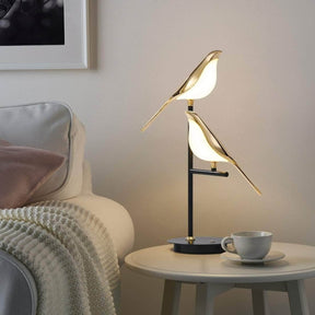 Golden Creative Magpie Table Lamp