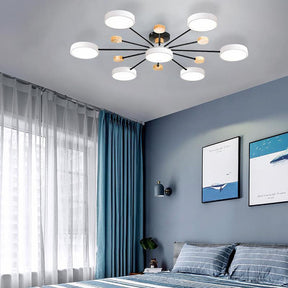 Modern Semi Flush Mounted LED Ceiling Lights for Living Room