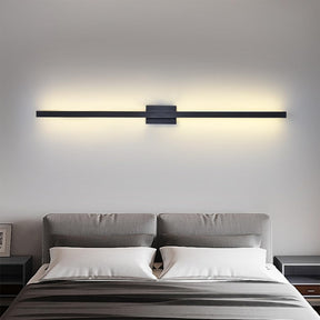 Industrial Minimalist Long LED Iron Wall Lights For Living Room